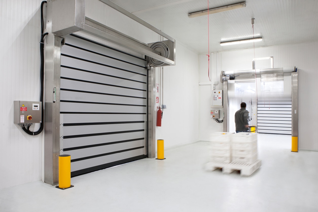 STAINLESS STEEL HIGH SPEED SPIRAL DOOR