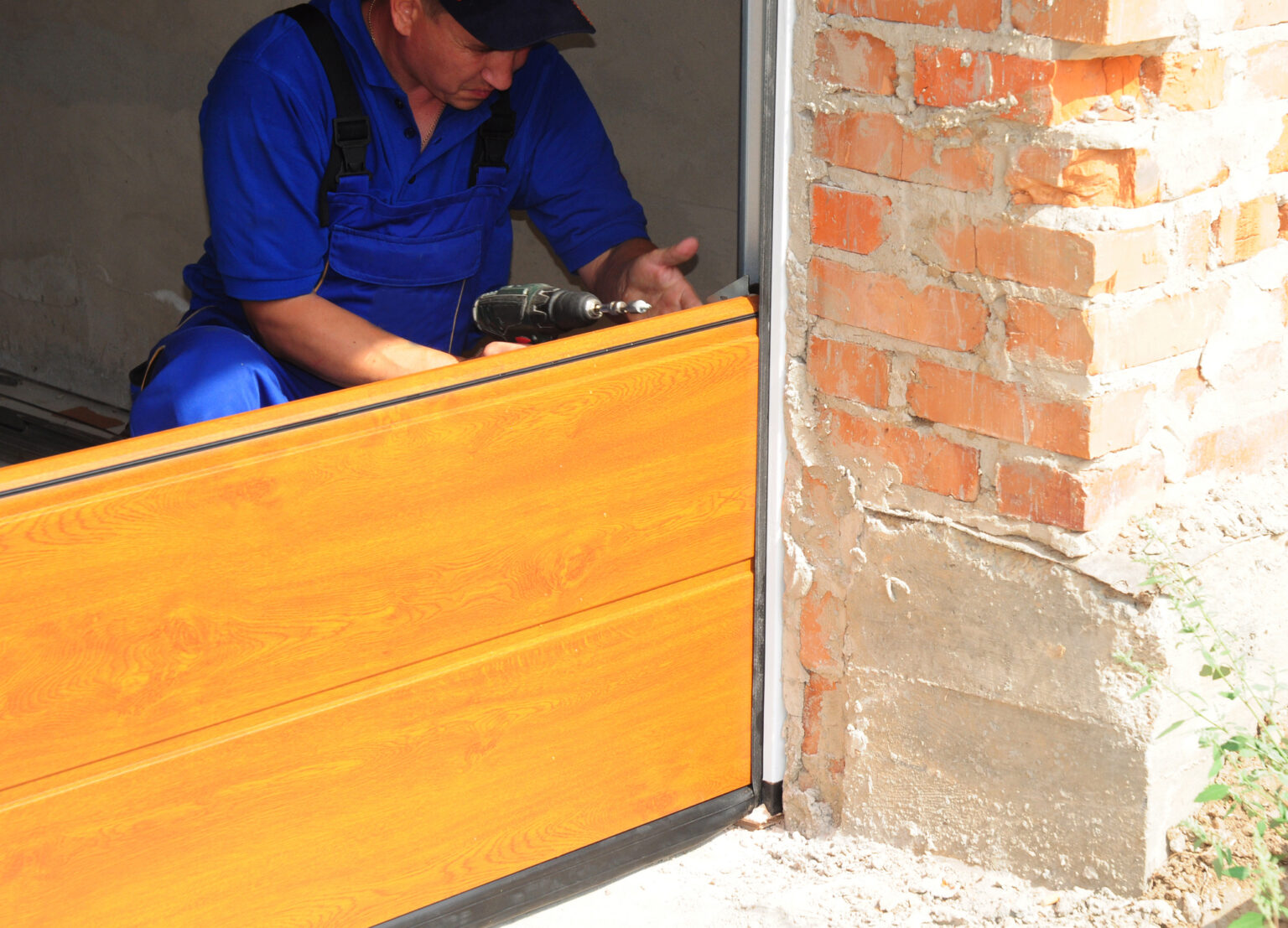 Garage door panel