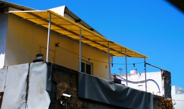 Awning fabric sun protection