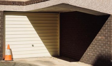 dented garage door