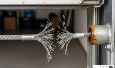 garage door cable snapped